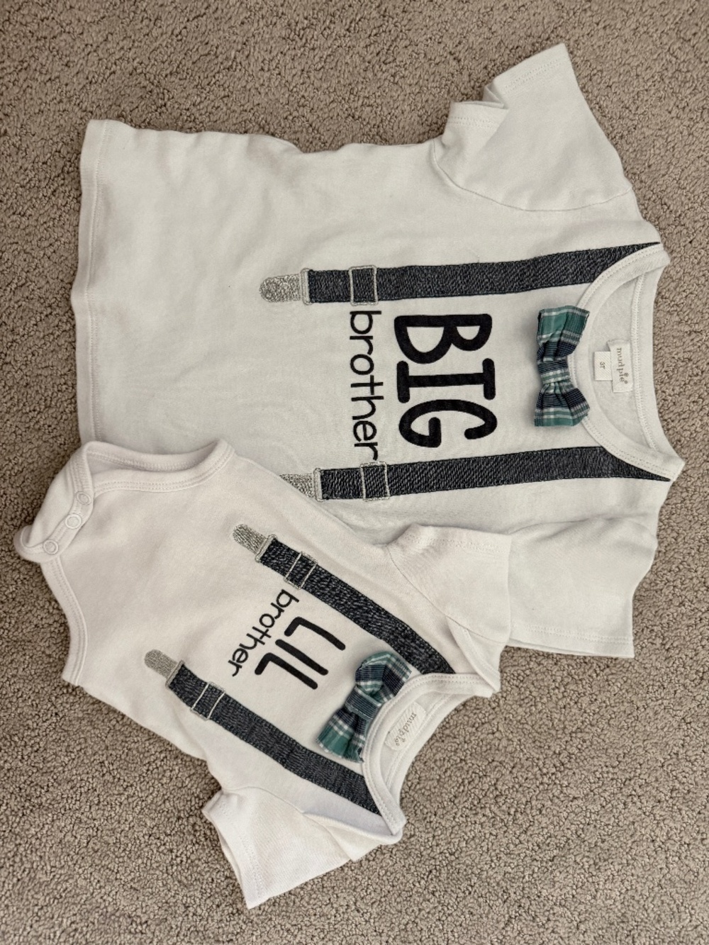 Mud Pie Matching Big Brother Little Brother Set
